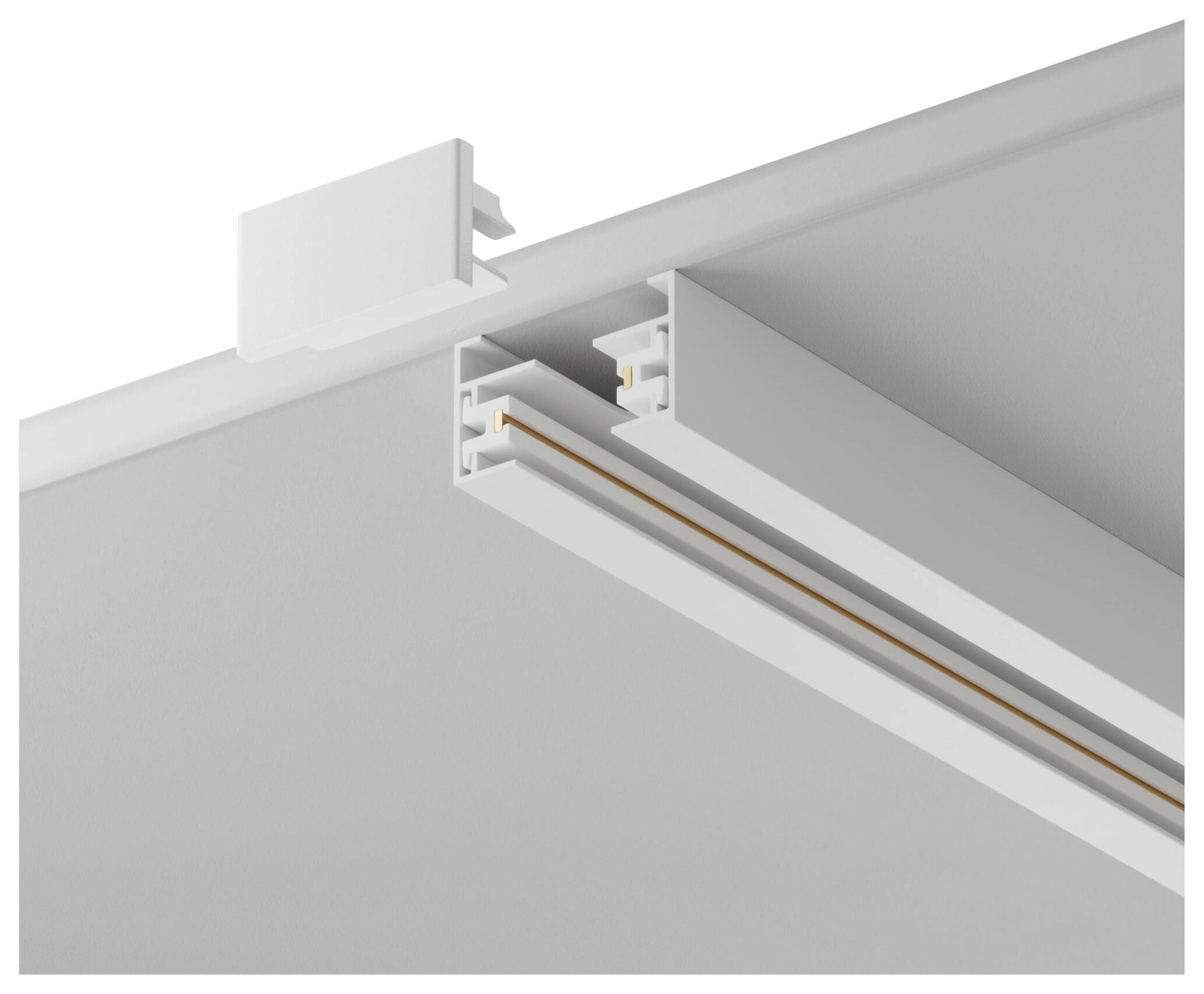 SCHIENENSYSTEM TRACK SYSTEM UNITY - Weiss, Basics, Metall (3,4/2/100cm) - MAYTONI