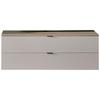 TV-Element Memphis Eichefarben/Kaschmir - Kaschmir/Eichefarben, MODERN, Holzwerkstoff/Metall (140/51/44cm) - Premium Living
