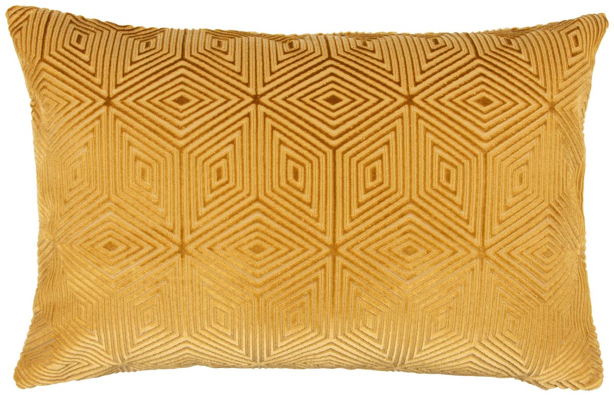 Kissenhülle Rania Goldfarben ca. 40x60cm - Goldfarben, Textil (40/60cm)