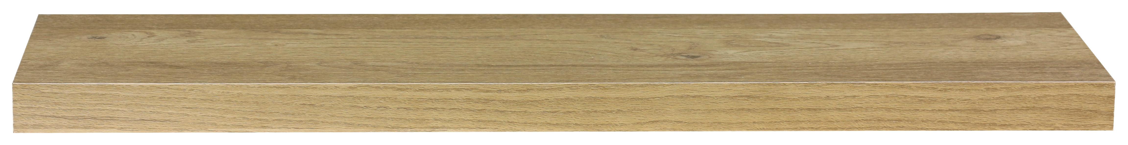 Stenska Polica Simple, Hrast - Moderno, leseni material (80/3,8/23,5cm) - Mömax