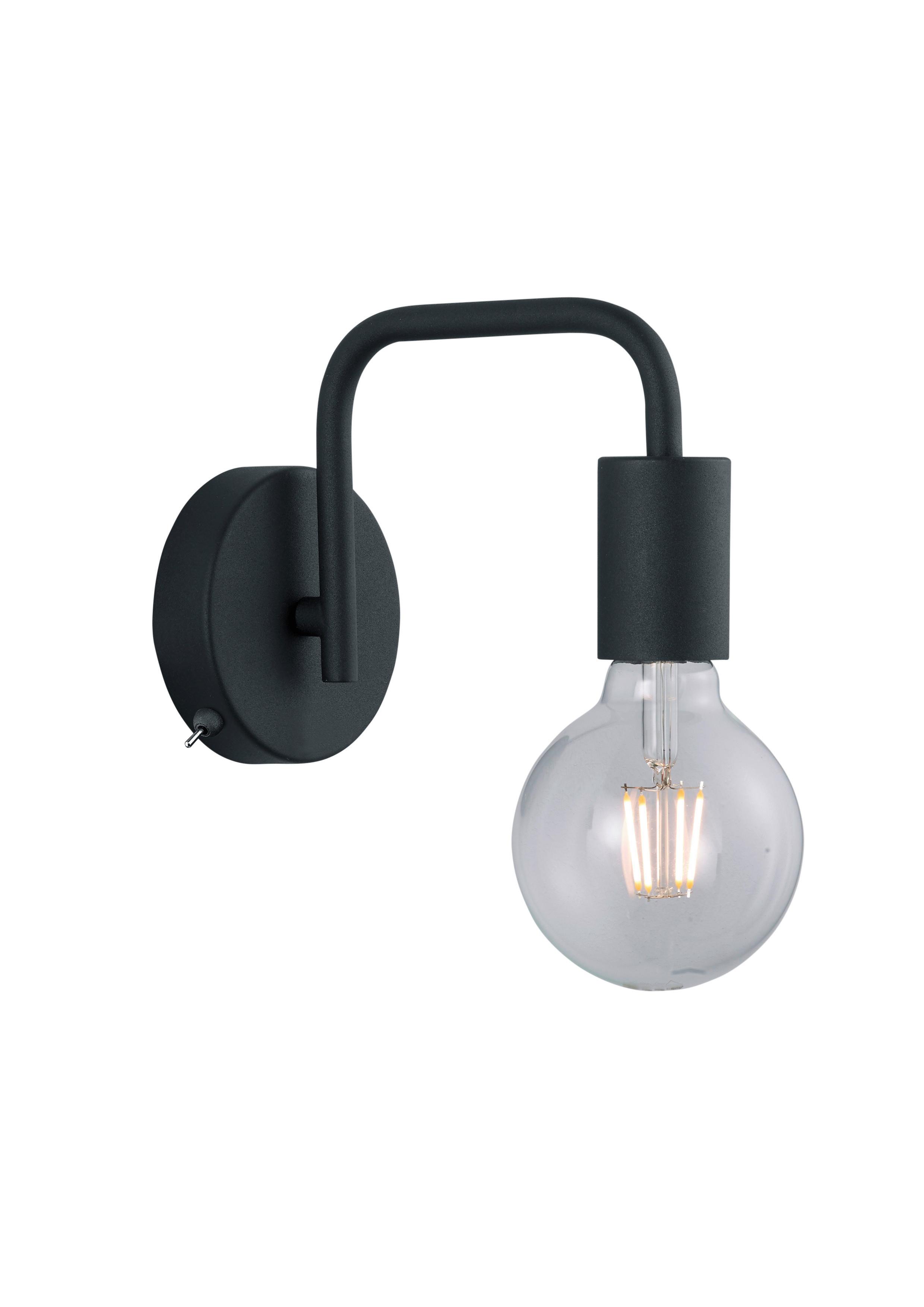 KINKIET 208070132 DIALLO - czarny, Design, metal (15/10/20cm) - Trio Leuchten