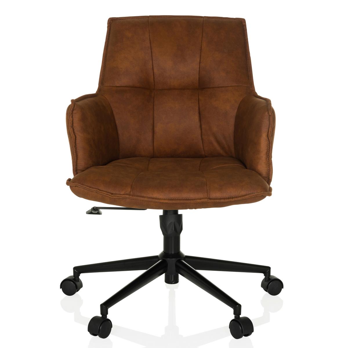 Drehstuhl Solao Life Braun - Schwarz/Braun, MODERN, Kunststoff/Textil (54/85/70cm) - MID.YOU