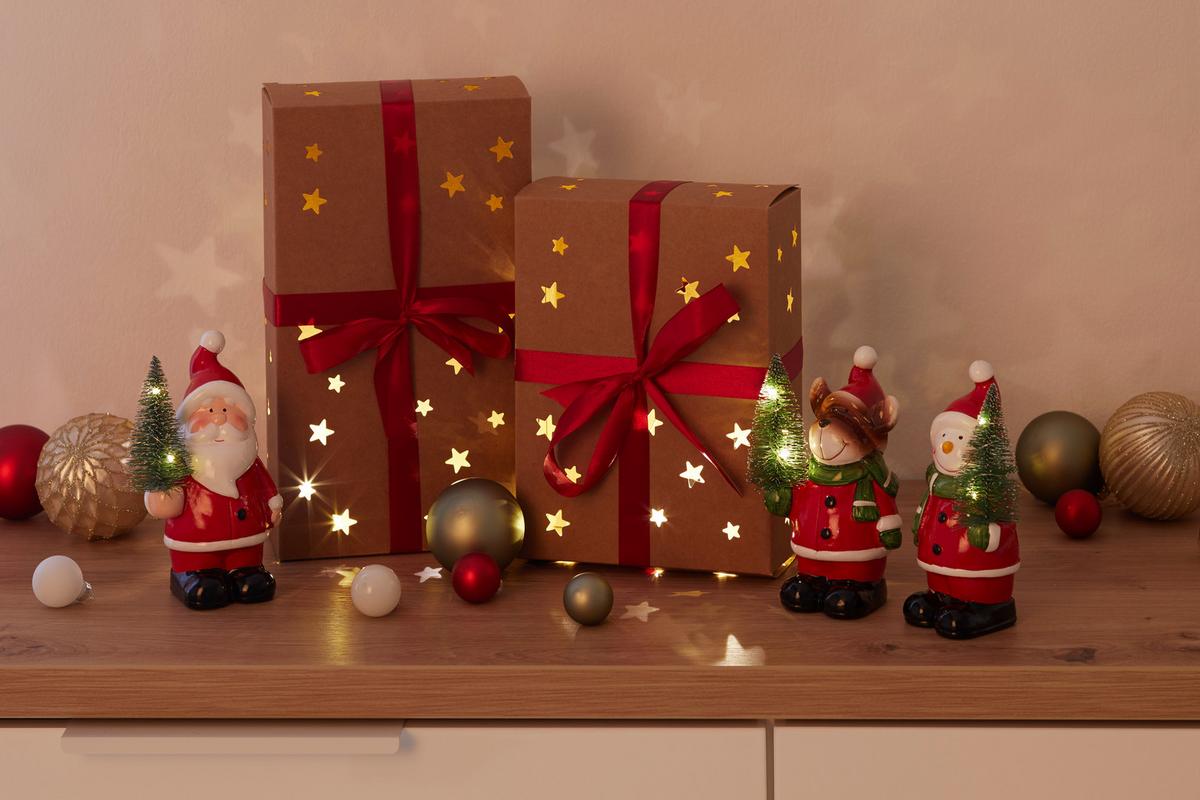 Led Dekorativna Svjetiljka Friedrich - bijela/zelena, Konvencionalno, keramika (9.5/14.5cm) - Modern Living