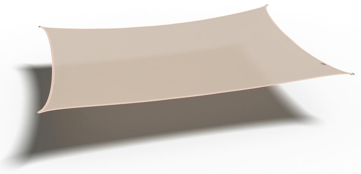 Sonnensegel Coolfit Weiß - Weiß, MODERN, Kunststoff (300/1/400cm) - Gardenson