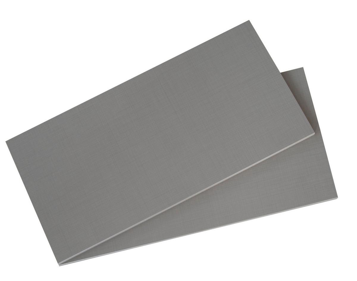 Einlegebodenset in Grau 2er Set - Grau, Konventionell, Holzwerkstoff (77/1,5/33cm) - Mömax