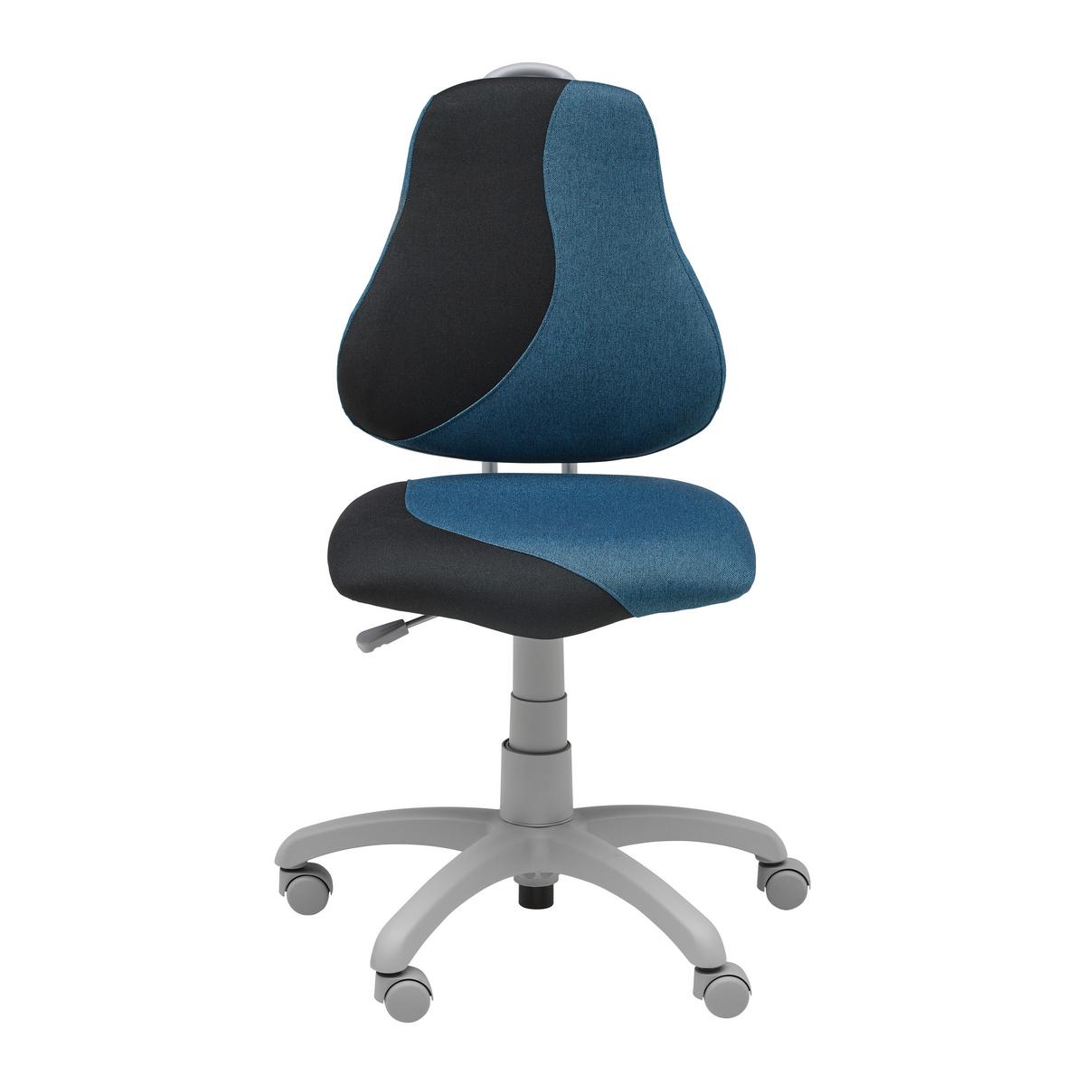 Jugenddrehstuhl Kiki S-Line Blau/Schwarz - Blau/Schwarz, KONVENTIONELL, Kunststoff/Textil (64/84-106/64cm) - Mömax