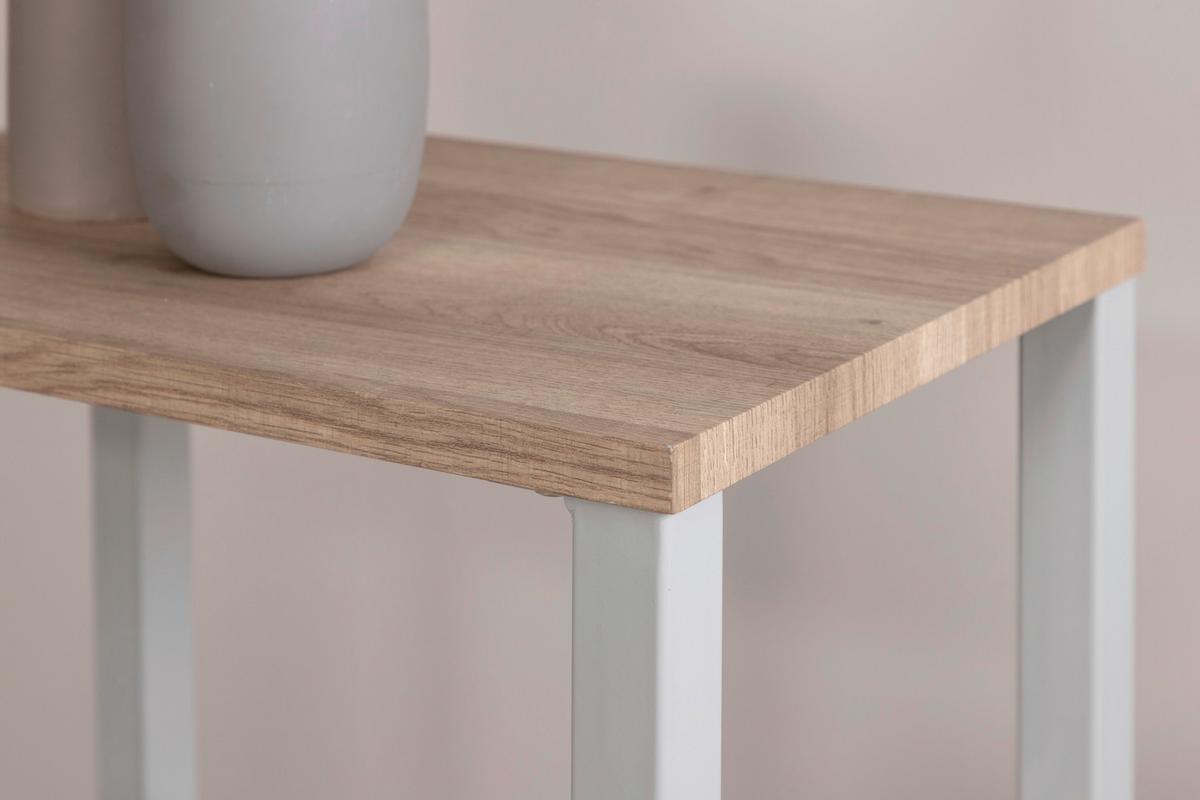 NACHTTISCH RISE - Grau, Design, Holz/Metall (30/70/45cm) - Livetastic