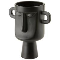 Kaspó Piyso - fekete, Basics, kerámia (20/23/12cm) - Modern Living
