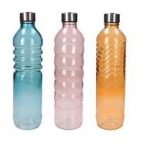 Univerzális Palack Daily - pink/narancs, Üveg (9/33cm)