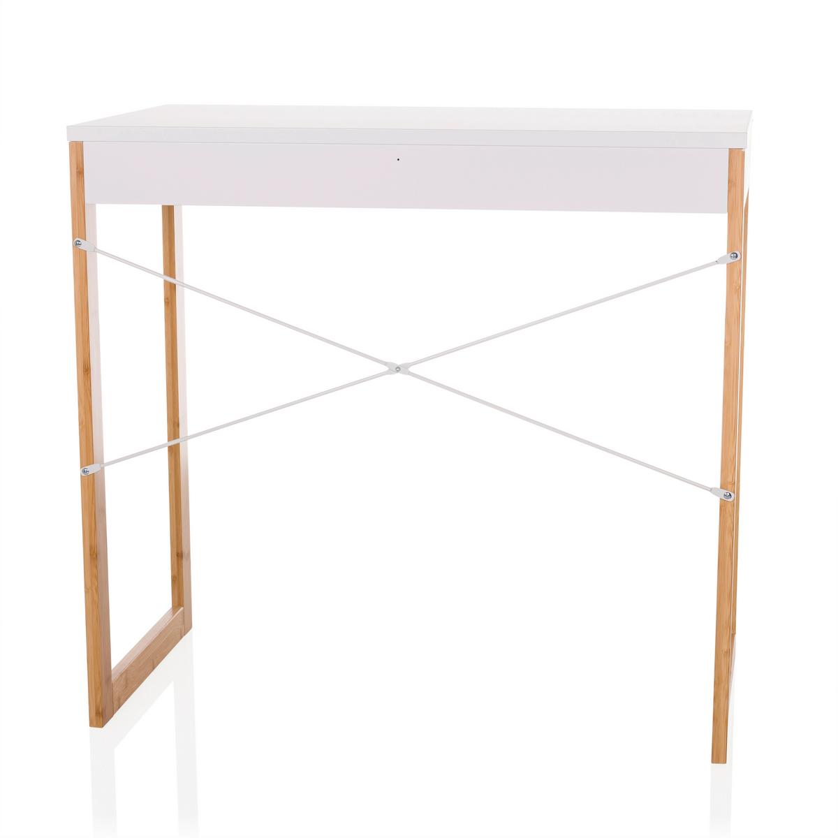 Pisalna Miza Tarolo, Bela - bela, Moderno, leseni material/les (80/75/42cm) - MID.YOU