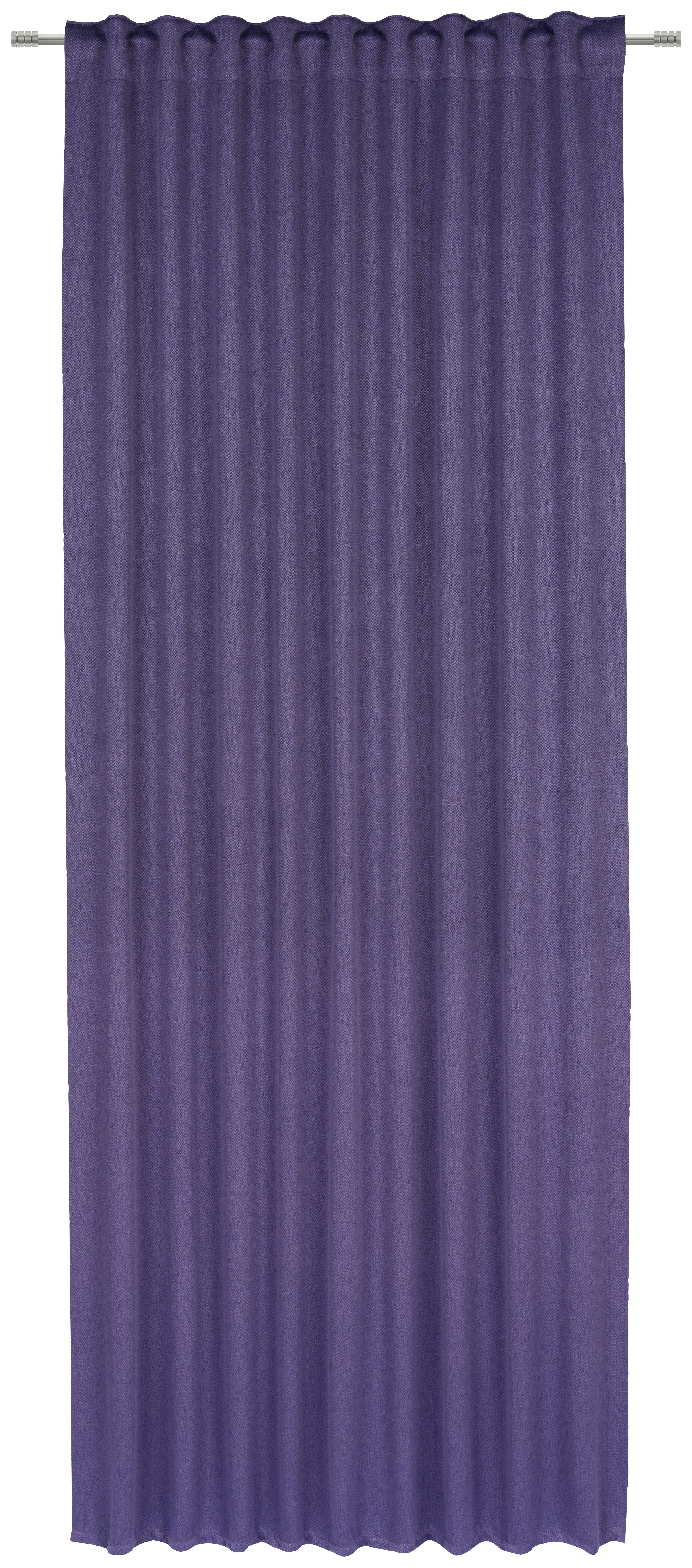 ZASŁONA GOTOWA FINN - liliowy, Basics, tkanina (135/245cm) - Esposa