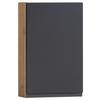 Hängeschrank Varese ca. 40x64 cm Grau/Eiche - Eiche Wotan/Grau, MODERN, Holzwerkstoff (40/64/20cm) - Held