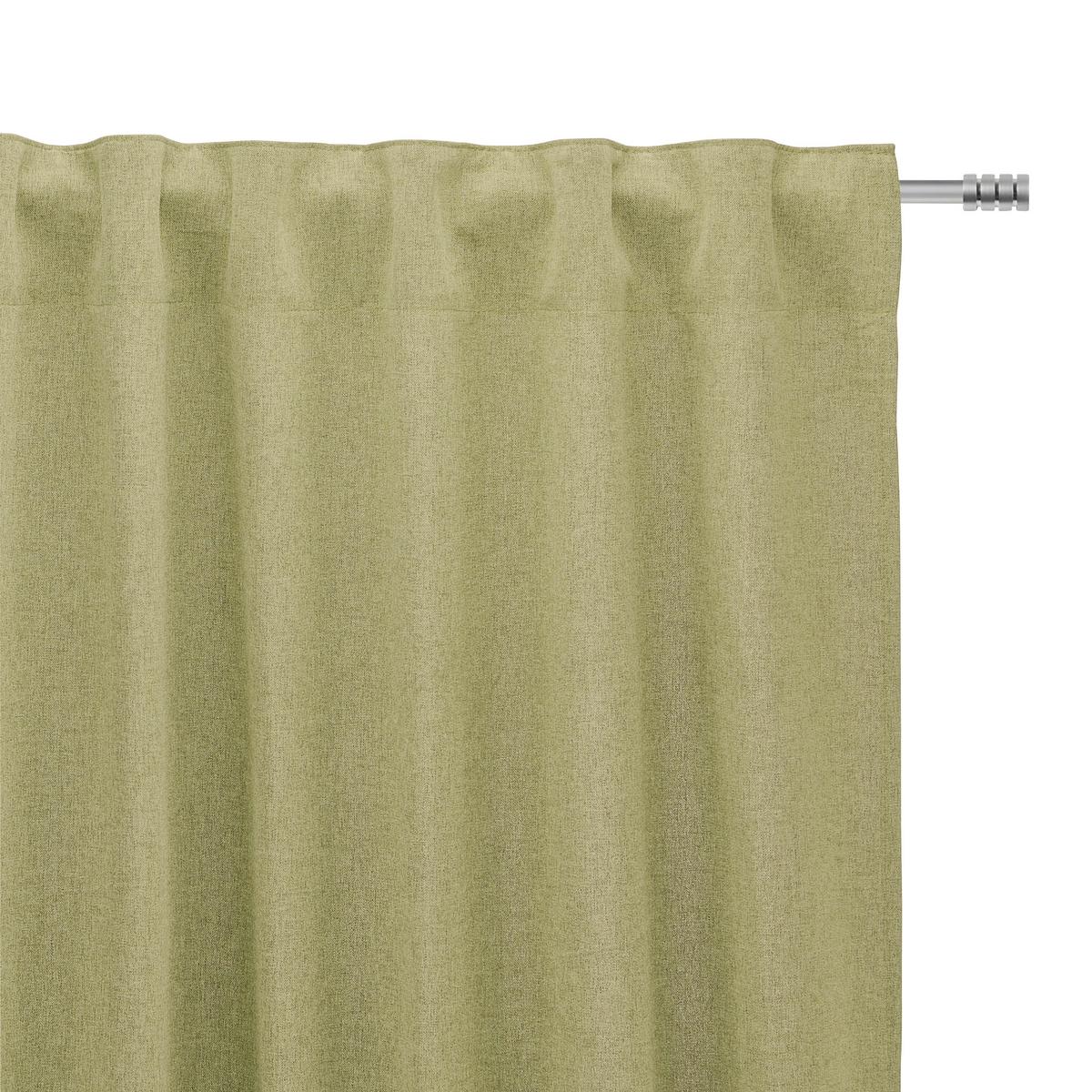 Fertigvorhang Ulrich ca. 135x245cm - Hellgrün, Textil (135/245cm) - Modern Living