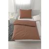Posteljina Dobby Streif 140x200/60x80cm - mokka, tekstil (200/140cm) - Mömax