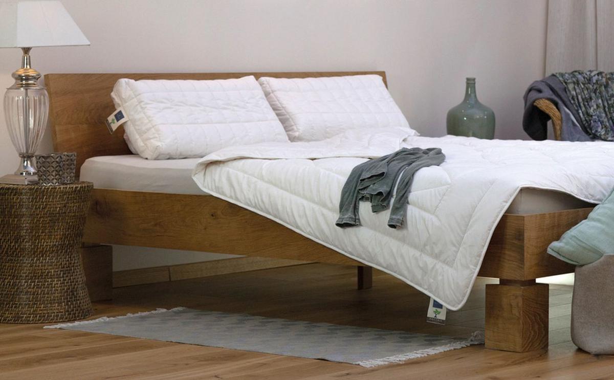 PODUSZKA POD KARK COSINECK NATURE - kremowy, Basics, materiały naturalne (40/80cm) - Billerbeck