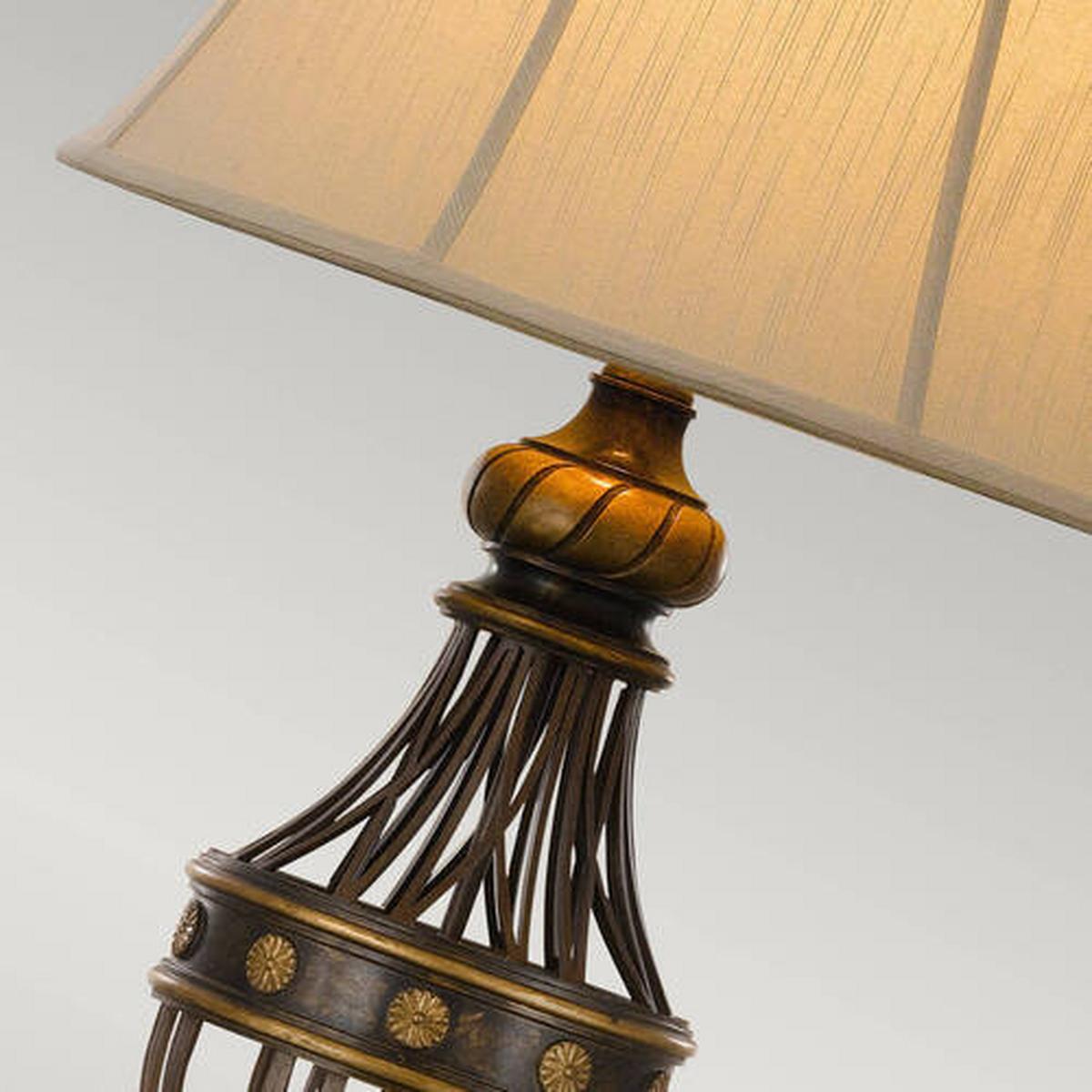 Stolna Svjetiljka Fe-Augustine-Tl - smeđa, Konvencionalno, tekstil/metal (50.8/89.5cm) - Elstead Lighting