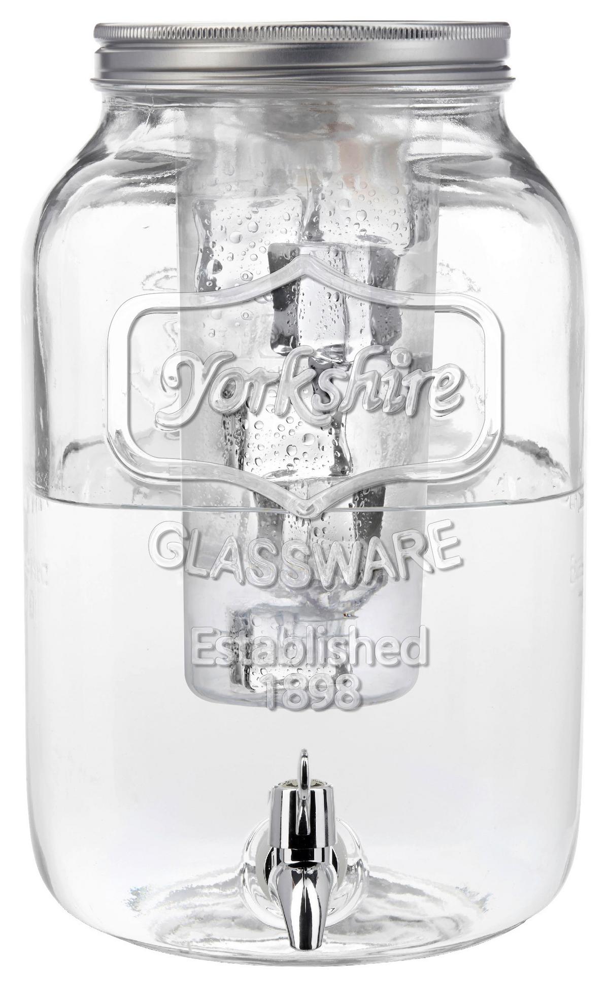 Getränkespender Marie Glas - Klar, Glas/Kunststoff (19,8/31,5cm) - Mömax