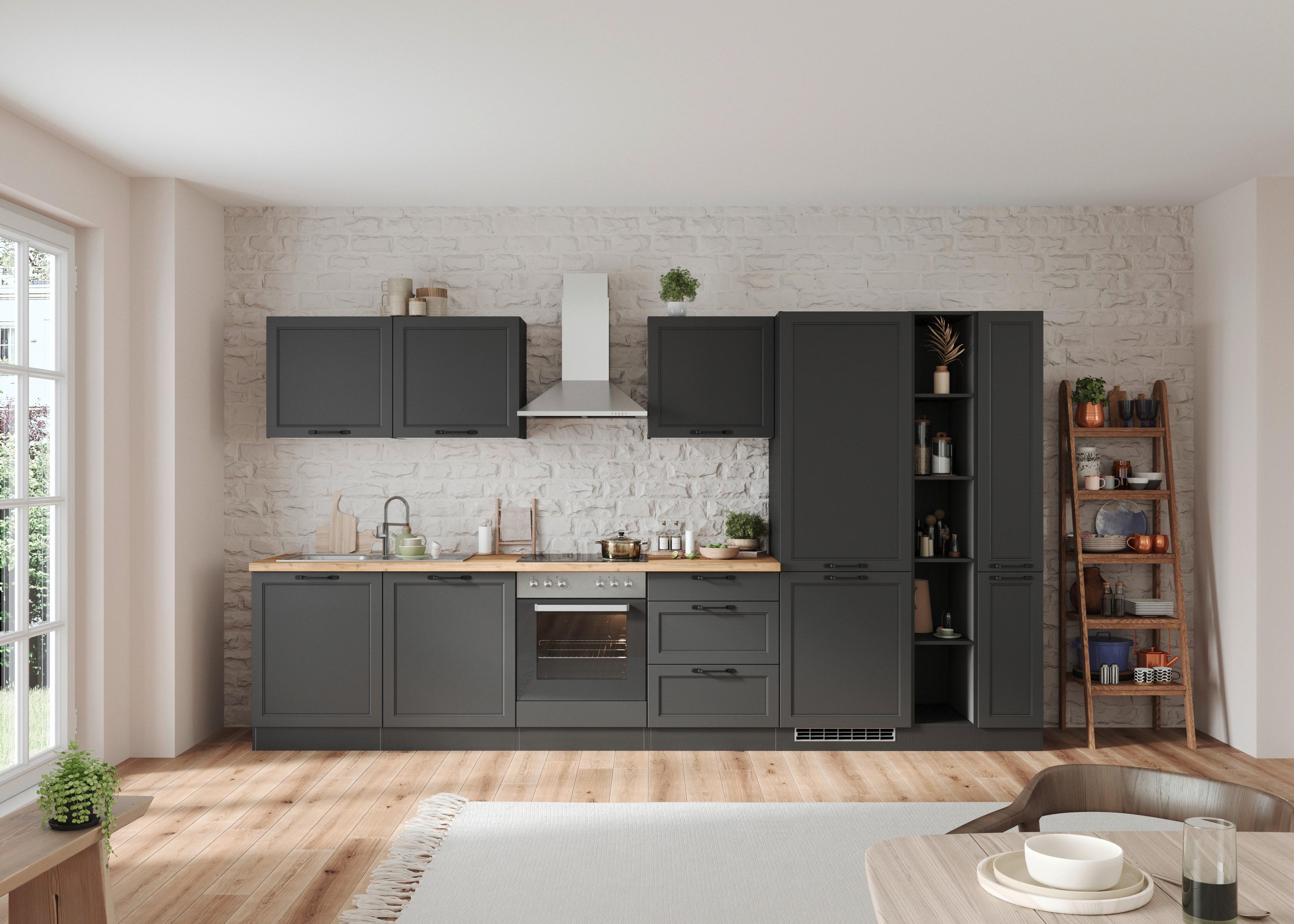 Regal Meran ca. 30x200x60 Grau - Grau, LIFESTYLE, Holzwerkstoff (30/200/60cm) - Held