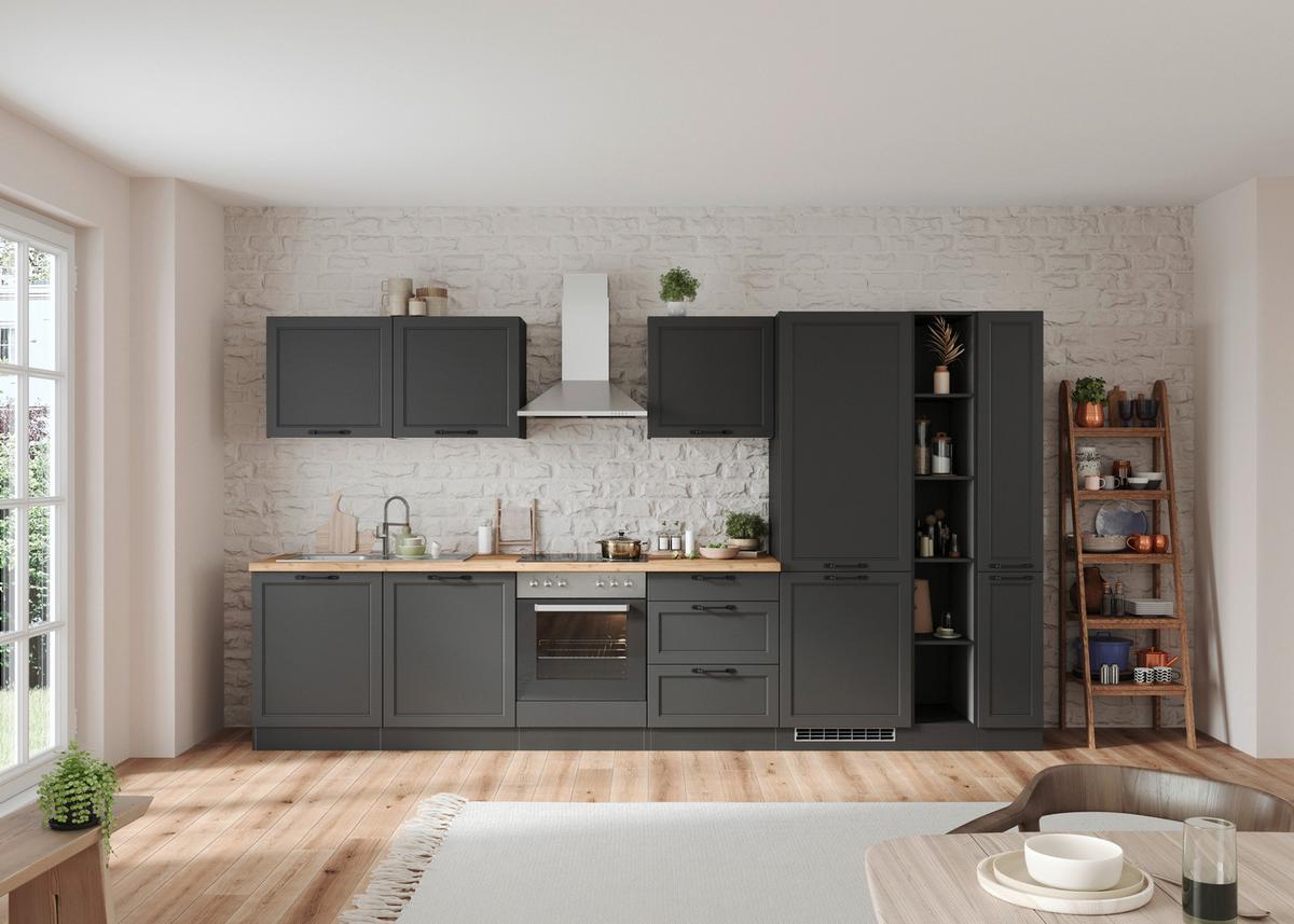 Regal Meran ca. 30x200x60 Grau - Grau, LIFESTYLE, Holzwerkstoff (30/200/60cm) - Held