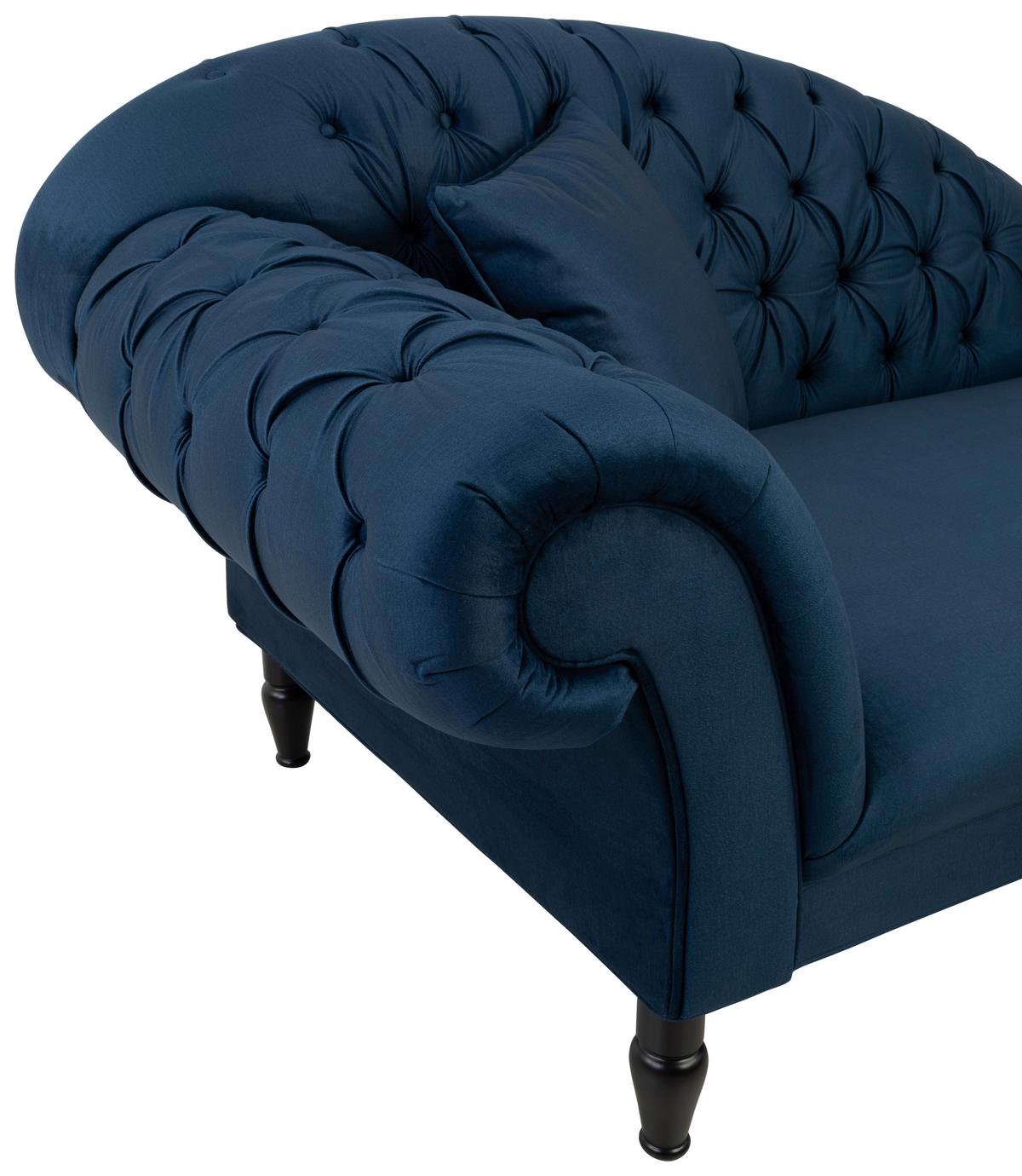 Damski Ležaj Cupido - tamno plava/crna, Design, tekstil/drvo (216/91/103cm) - Mömax