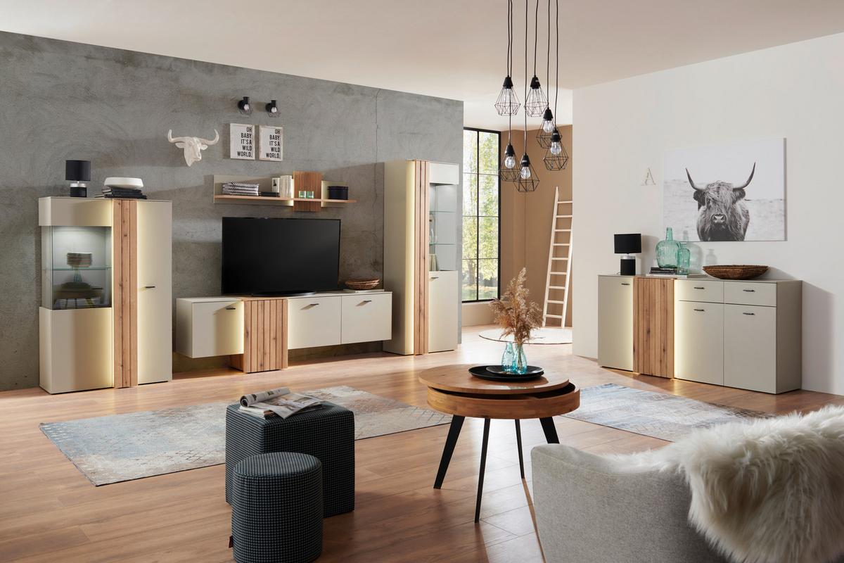 Comodă cu uși SANTANA - Modern, material pe bază de lemn (177,9/88/44,8cm) - Modern Living