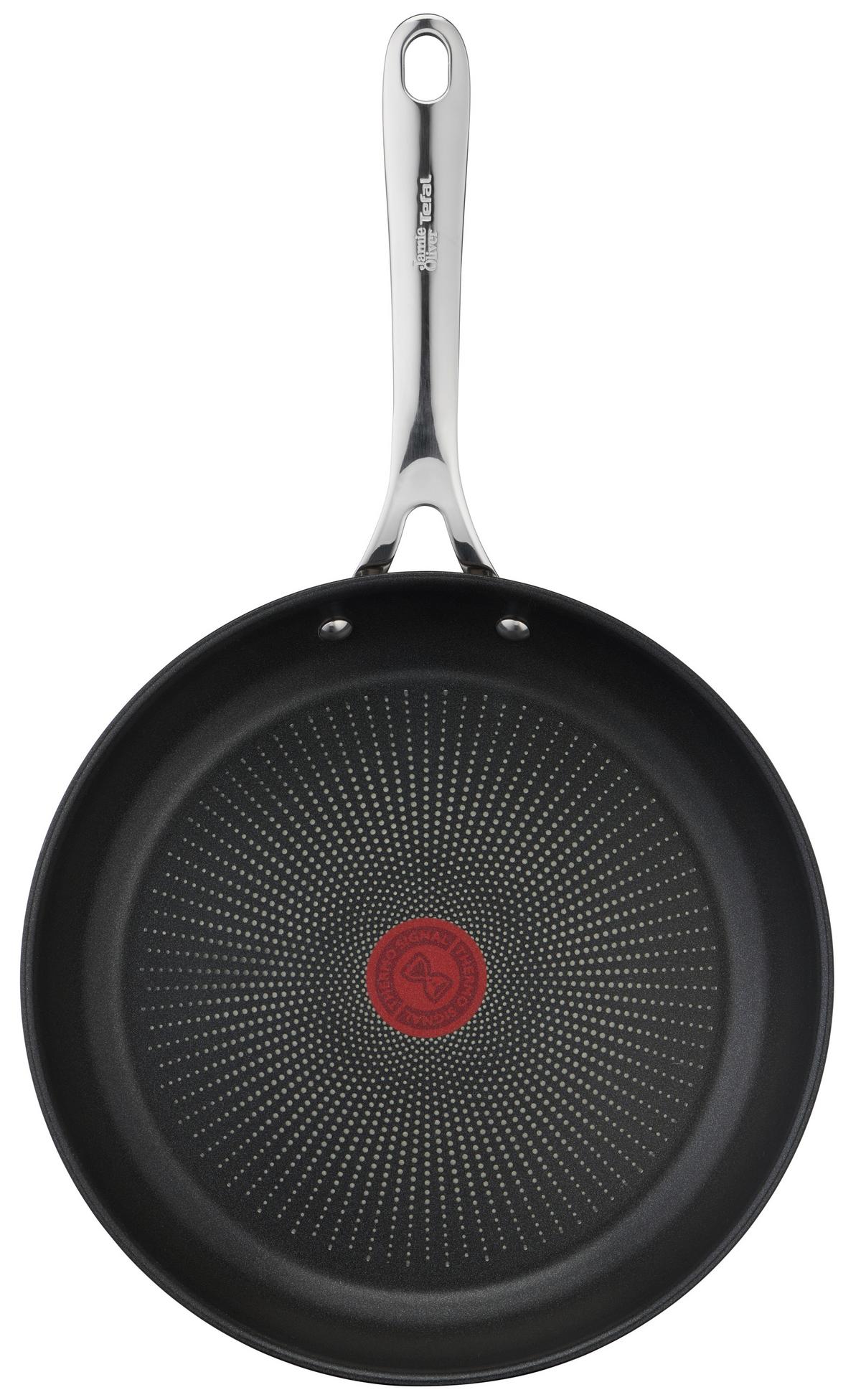PATELNIA E31006 TEFAL - kolor chromowy, Basics, metal (28cm) - Tefal