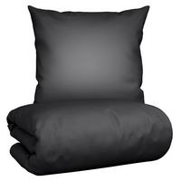 Bettwäsche Stone Washed Uni XXL Anthrazit ca. 200x200cm - Anthrazit, MODERN, Textil (200/200cm) - Modern Living