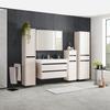 HÖGSKÅP SOPHIA -EXKLUSIV- - svart/kashmir, Modern, trämaterial (35/190/33cm) - Mömax