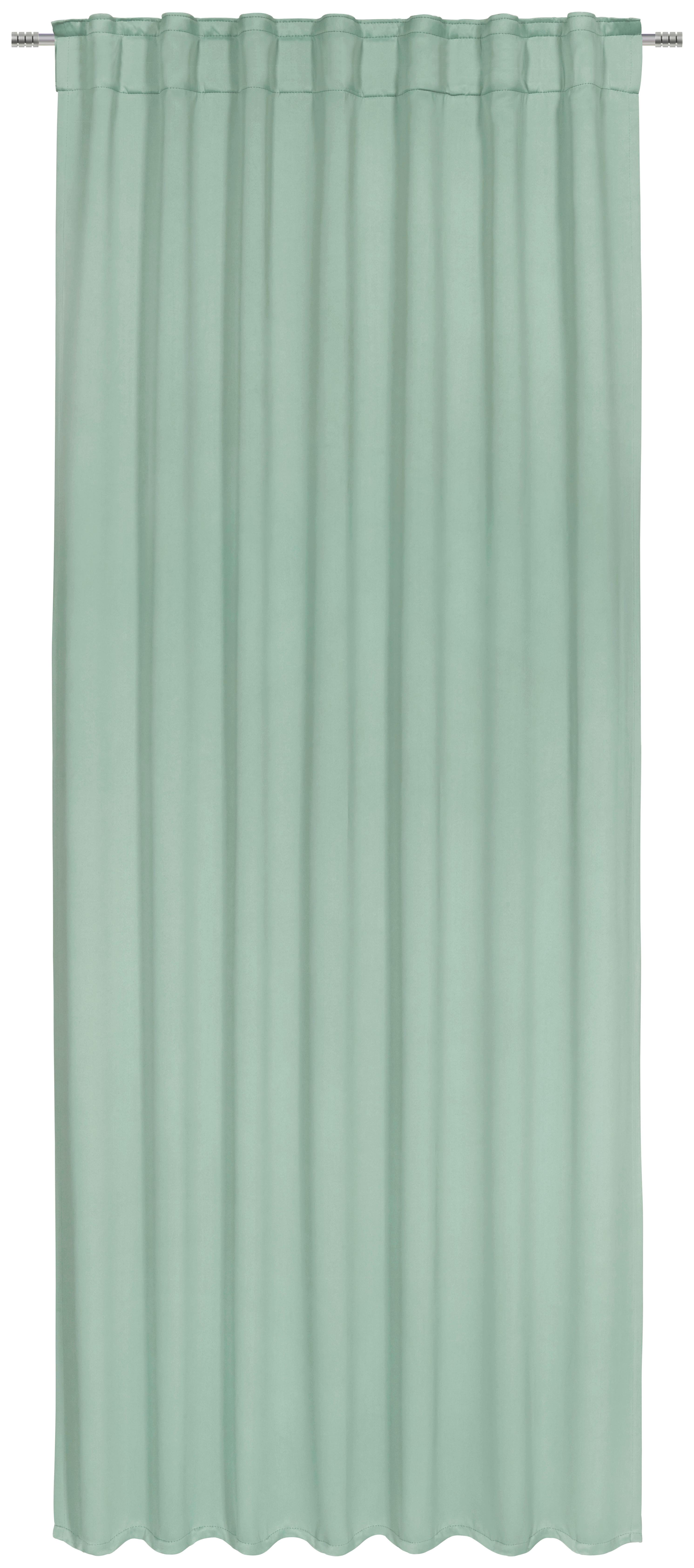 Verdunkelungsvorhang Riccardo in Hellgrün ca. 140x245cm - Hellgrün, MODERN, Textil (140/245cm) - Premium Living