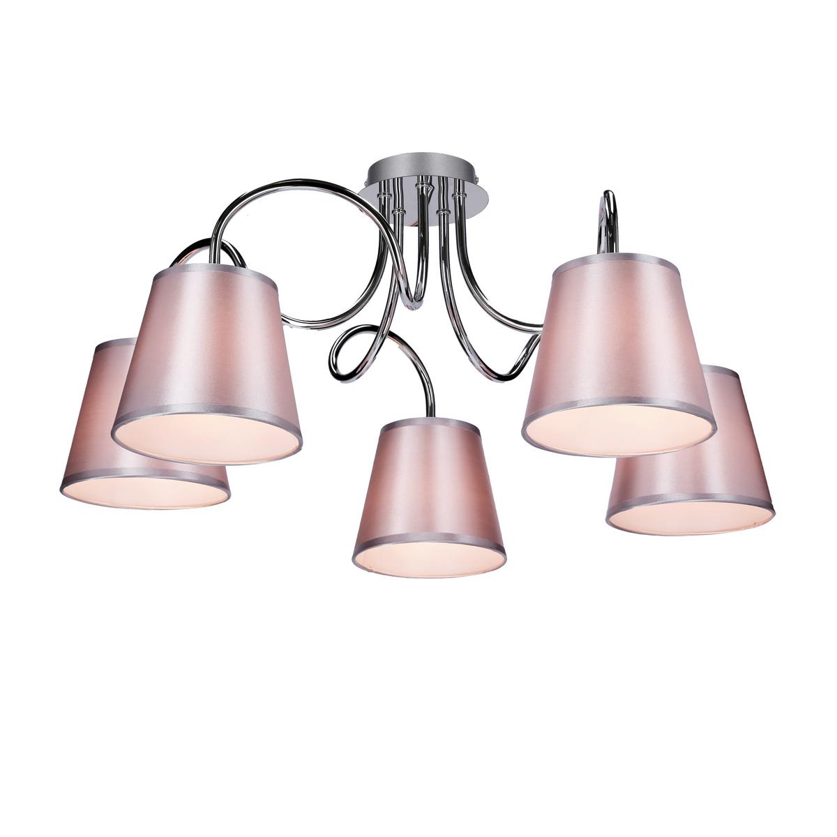 Stropna Svjetiljka Luk - boje kroma, Konvencionalno, metal/plastika (70/70/36cm)