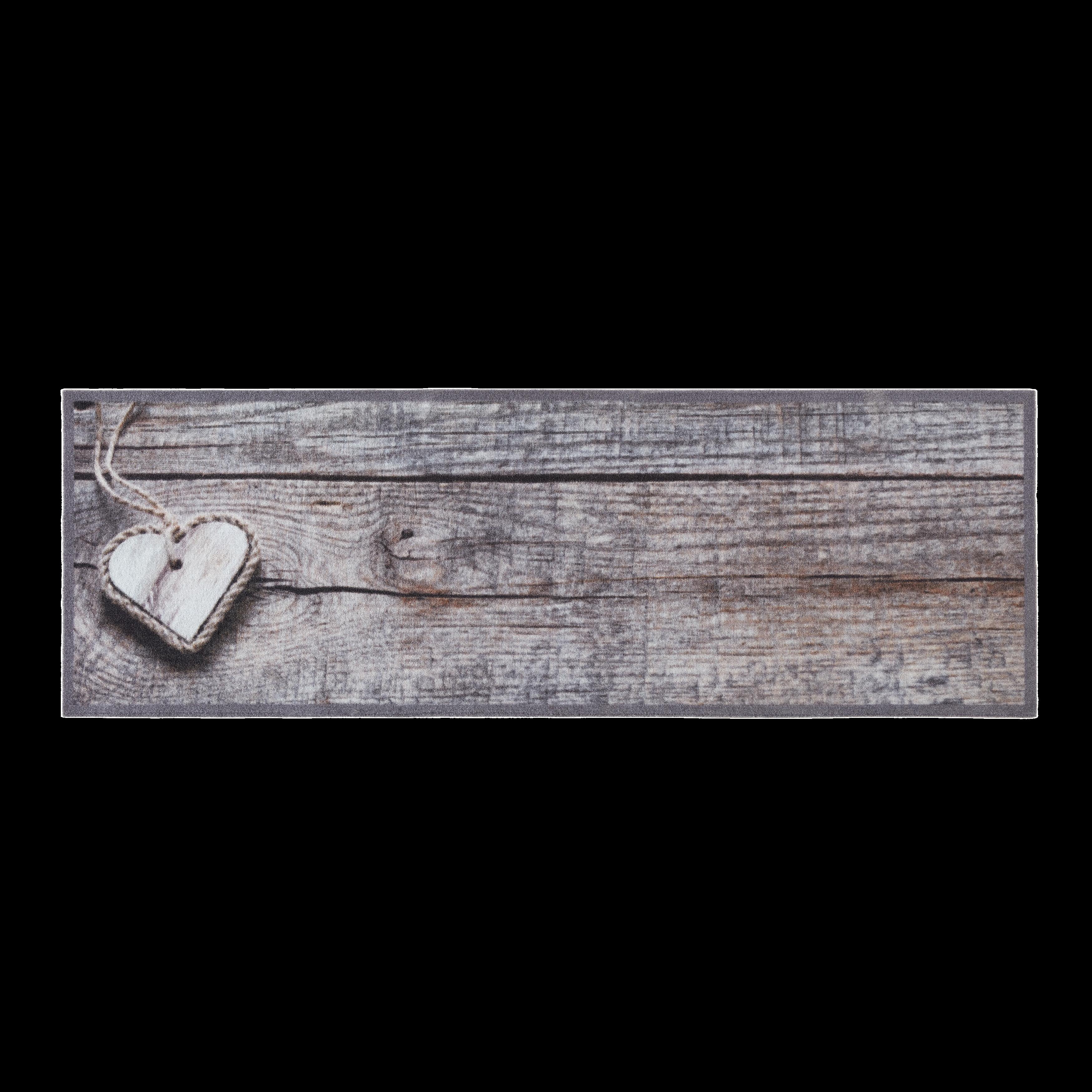 GOLVLÖPARE COOK&WASH HEART WOOD 50X150CM - skifferfärgad, Modern, plast (50/150cm) - Modern Living