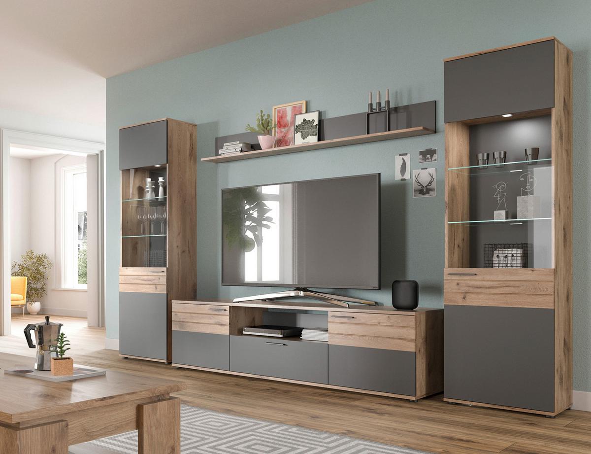 Tv Komoda Mason - drvni materijal/plastika (194/53/47cm) - Modern Living