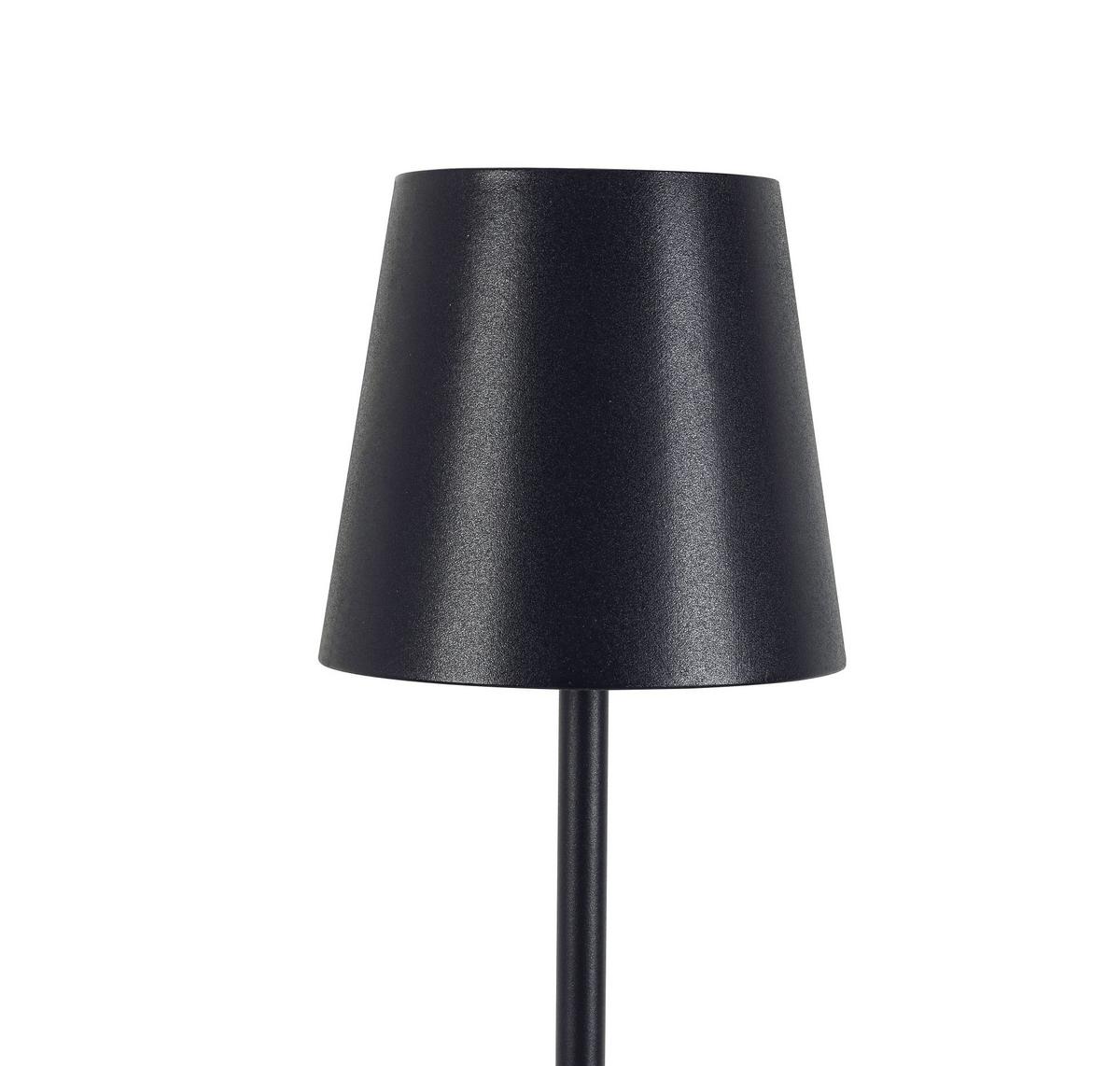 AKUMULATOROWA LAMPA STOJĄCA FORT LAUDERDALE *SBN* - czarny, Konventionell, tworzywo sztuczne/metal (22/130cm) - Novel