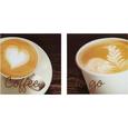 Üvegkép I Like Coffee - multicolor, modern, üveg (20/40/1,7cm) - MÖMAX modern living