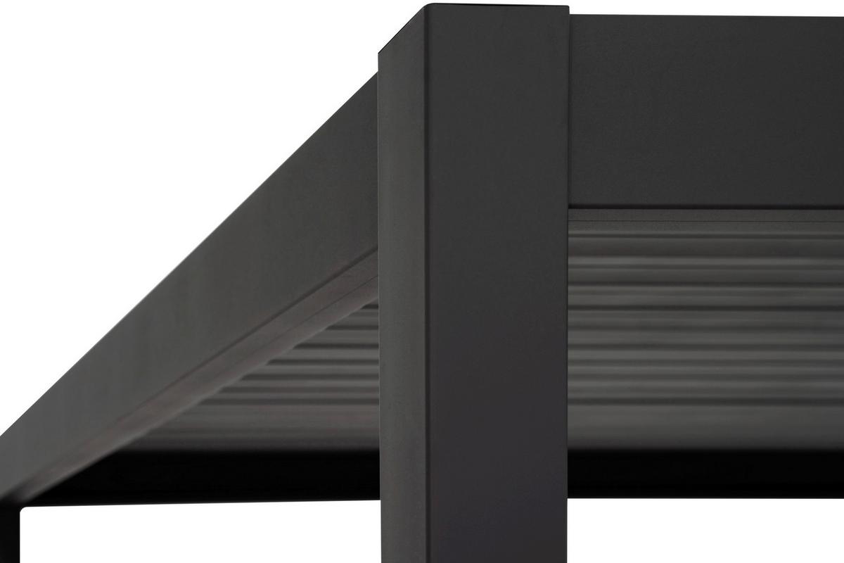 Pergola Deluxe ca. 600x250x300 cm Anthrazit - Anthrazit, MODERN, Metall (600/250/300cm) - Gardenson
