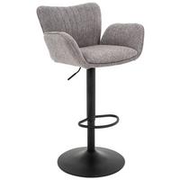 Barska Stolica Oslo - siva/crna, Moderno, metal/tekstil (59/111/53cm) - Modern Living