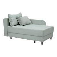 Liege Nova Grau - Schwarz/Grau, MODERN, Holz/Textil (85/62/145cm) - Mömax
