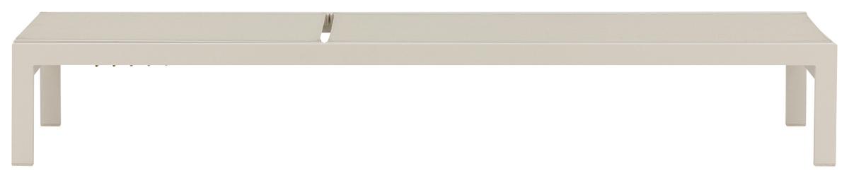 SONNENLIEGE COPACABANA - Beige, KONVENTIONELL, Metall (60/30/195cm) - Gardenson