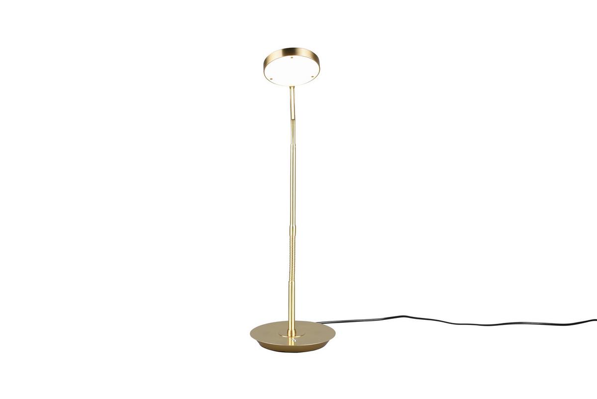 LED-Schreibistischleuchte Monza Gold max. 12 Watt - Basics (46/19/57cm) - Trio Leuchten