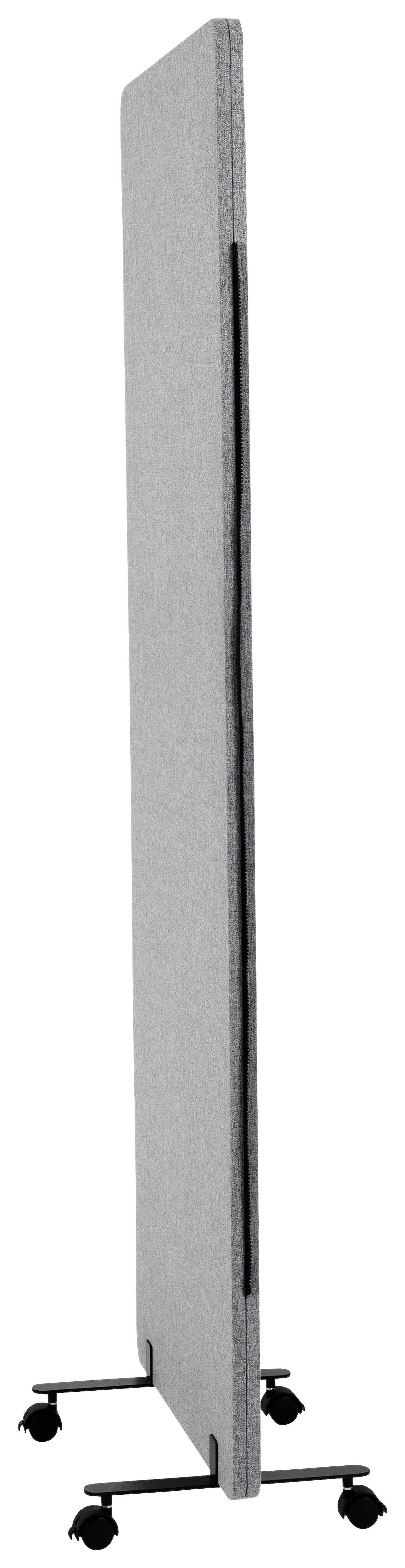 Pregradna Stena Flexmiut, Temno Siva - temno siva, Basics, kovina/umetna masa (60/177/3cm) - MID.YOU