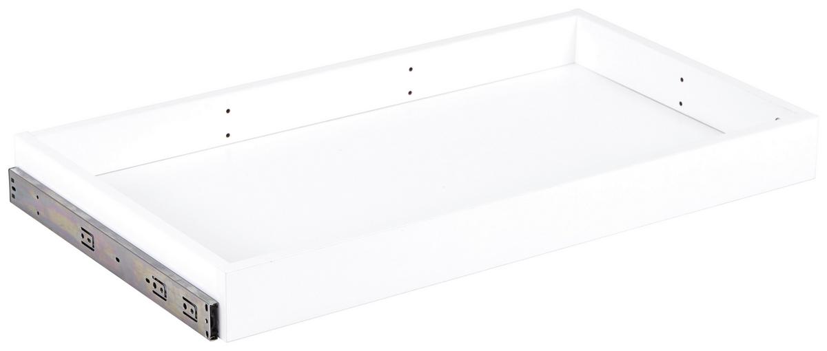 Schublade Unit in Weiss - Weiss, Modern, Holzwerkstoff (87,9/8/53cm) - Based