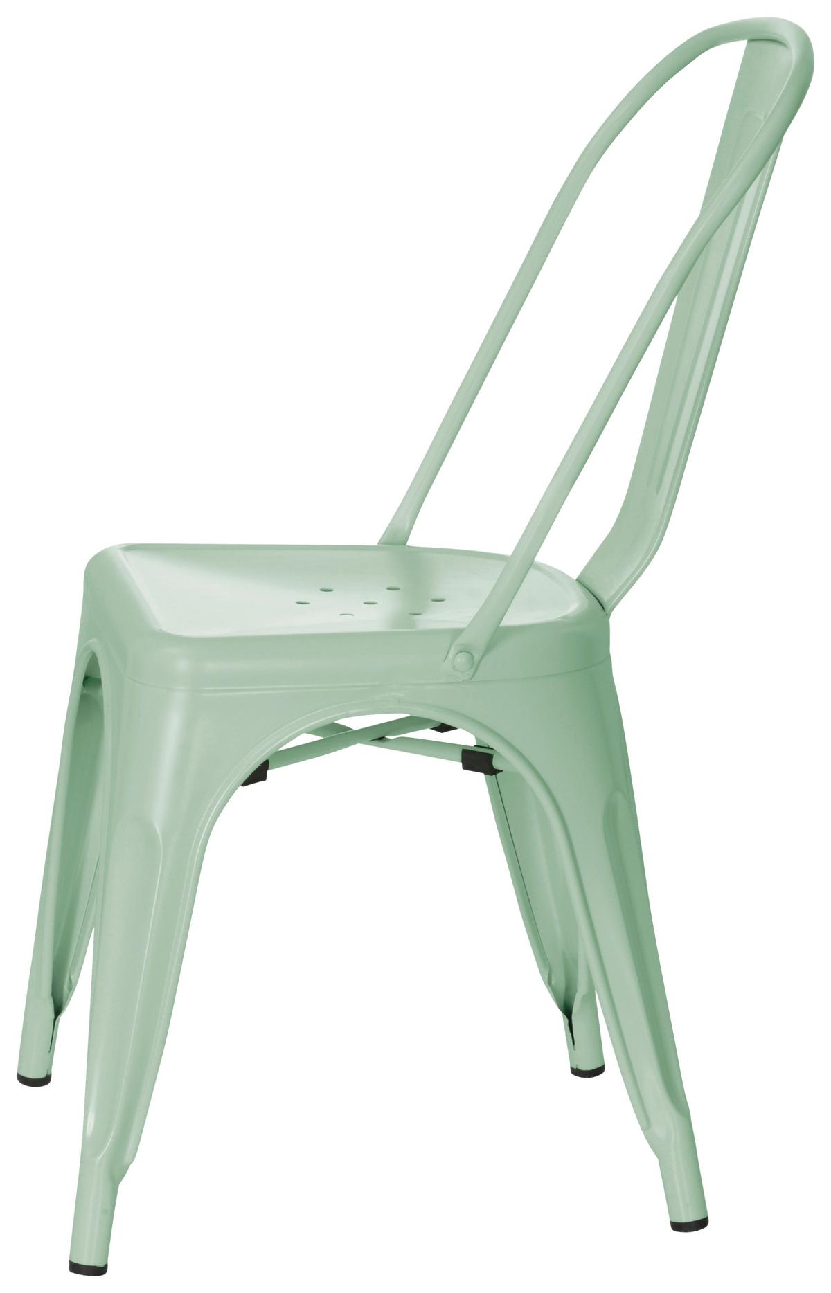 Stol Vantaggio Brush, Pastelno Zelena - pastelno zelena, Basics, kovina (44/84/54cm) - MID.YOU
