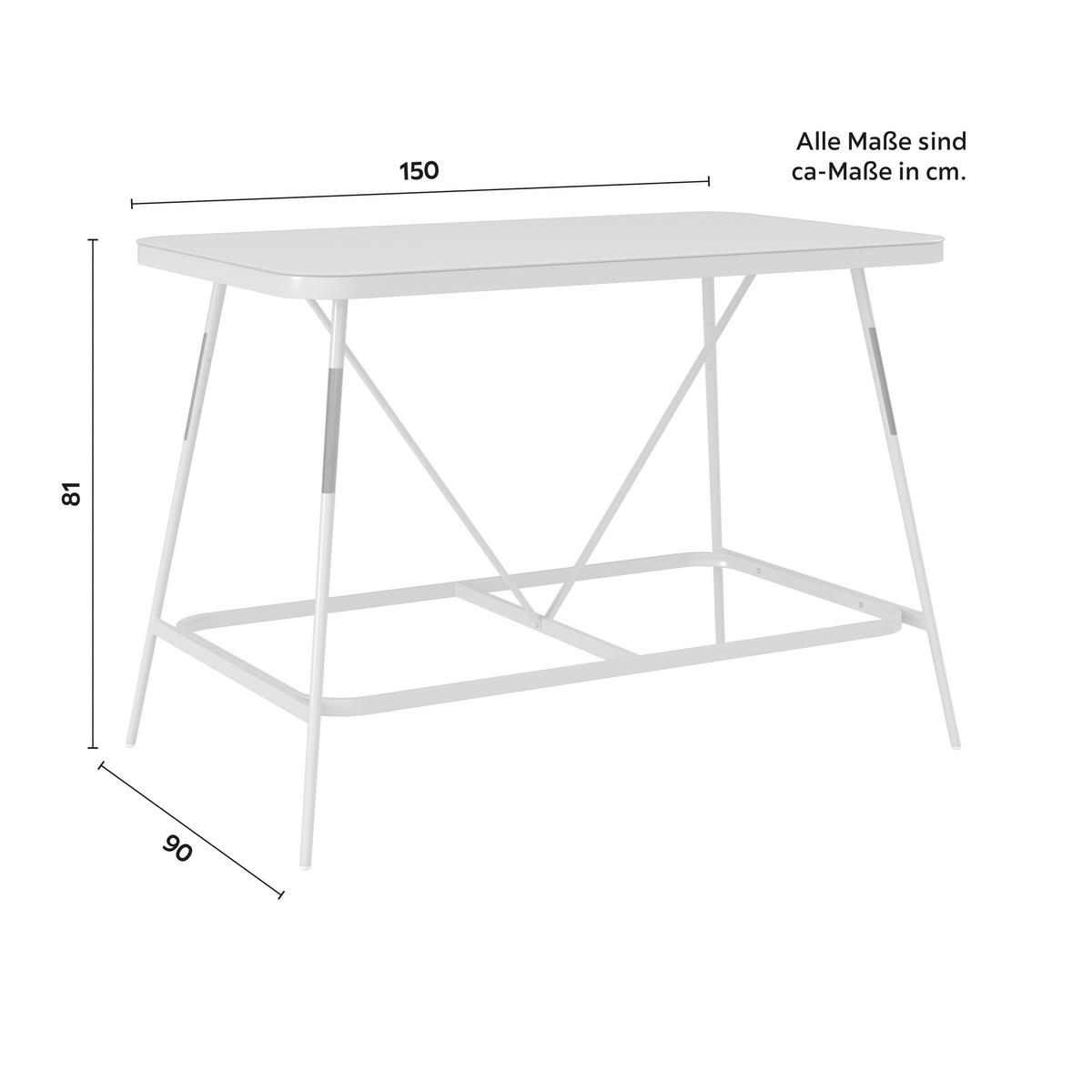 Set grădină Allonso - gri deschis/culoare natur, Modern, plastic/sticlă - Bessagi Garden