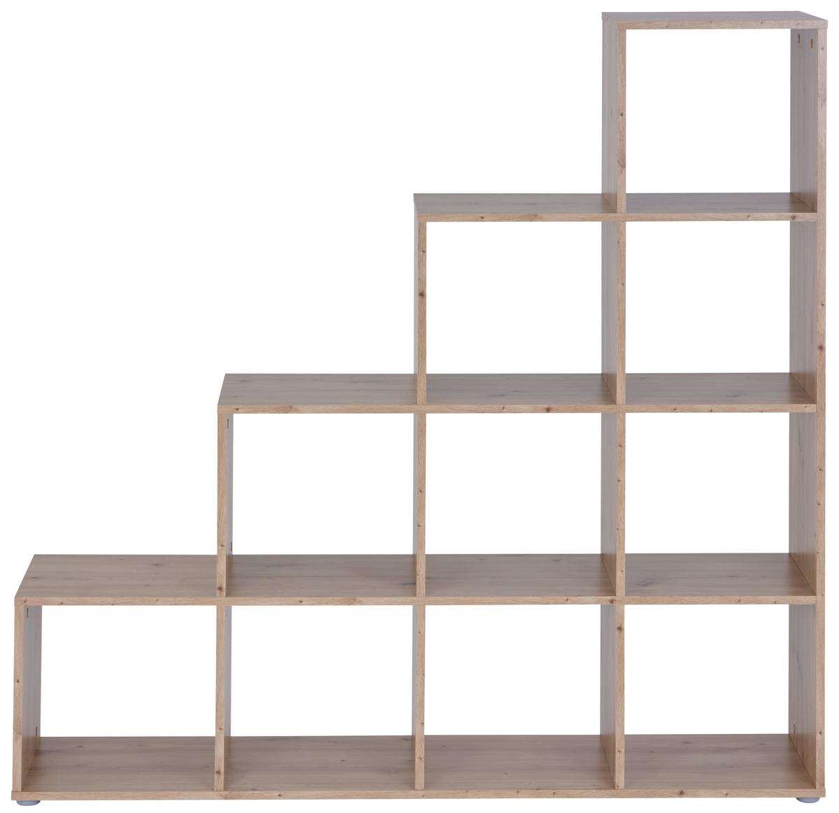 Separator de cameră PISA 4 - culoare lemn stejar, Modern, material pe bază de lemn (149/148/35cm) - Modern Living