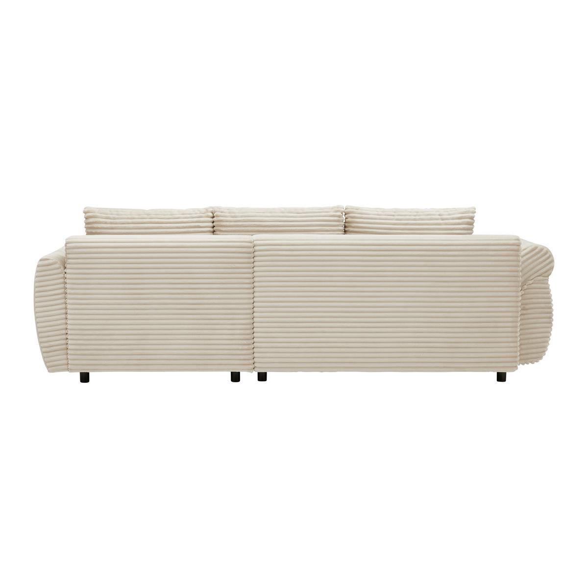 Canapea modulara ALANTIS LUX - crem/negru, Lifestyle, lemn/metal (263/175cm) - Mömax