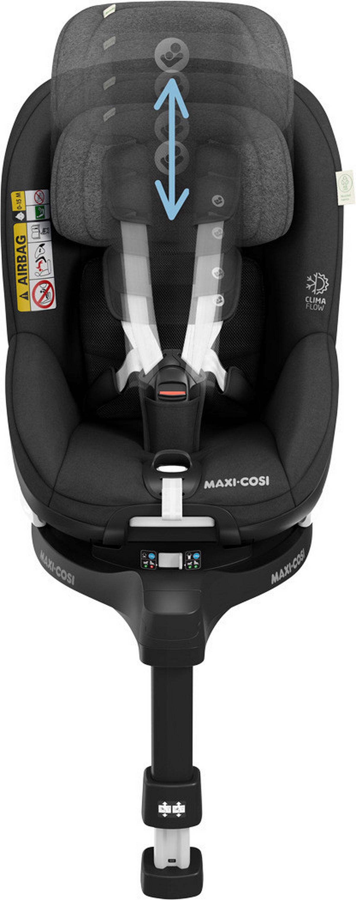 DZIECIĘCY FOTELIK SAMOCHODOWY 8515671110 MICA PRO ECO - czarny, Basics, tworzywo sztuczne/metal (44,2/64,8/68,3cm) - Maxi-Cosi