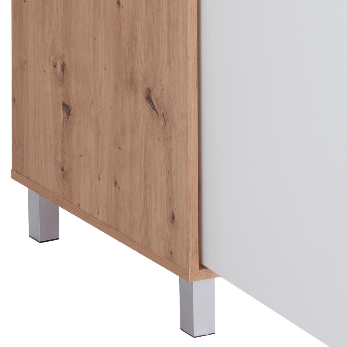 Ormar Za Odjeću Box - bijela/hrast Artisan, Moderno, drvni materijal/plastika (98/205/55cm) - Modern Living