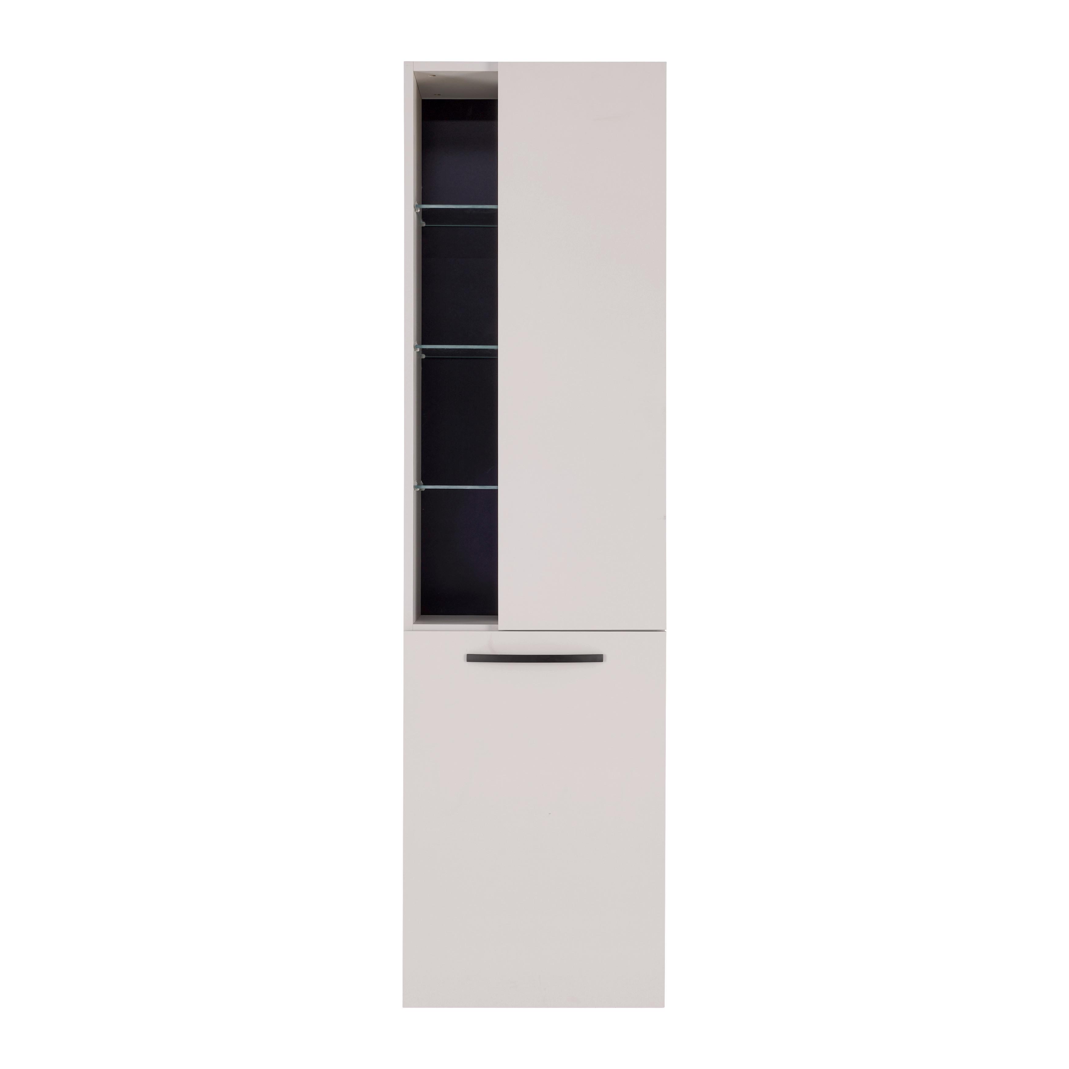 HÖGSKÅP FLORENZ -EXKLUSIV- - svart/kashmir, Modern, metall/trämaterial (50/180/190/35cm) - Mömax