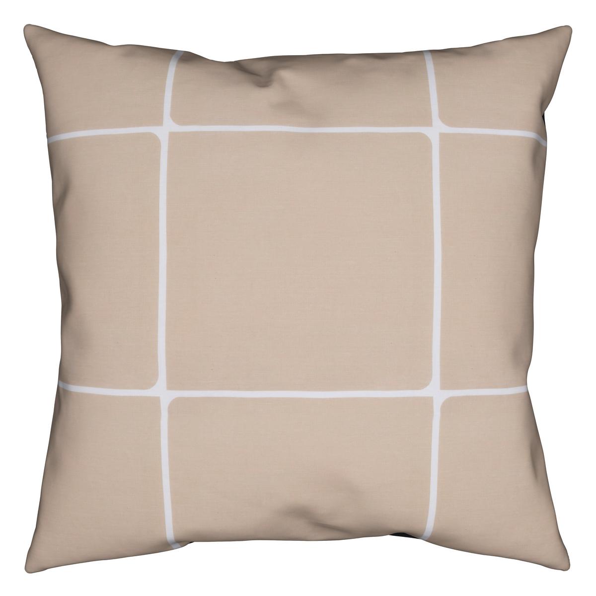 Bettwäsche Linnea Wende XXL Schwarz/Beige ca. 200x200cm - Beige/Schwarz, MODERN, Textil (200/200cm) - Modern Living