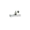 VÄGGHYLLA ZOE -SB- - silver, Lifestyle, glas/plast (30/5,5/15cm) - Mömax
